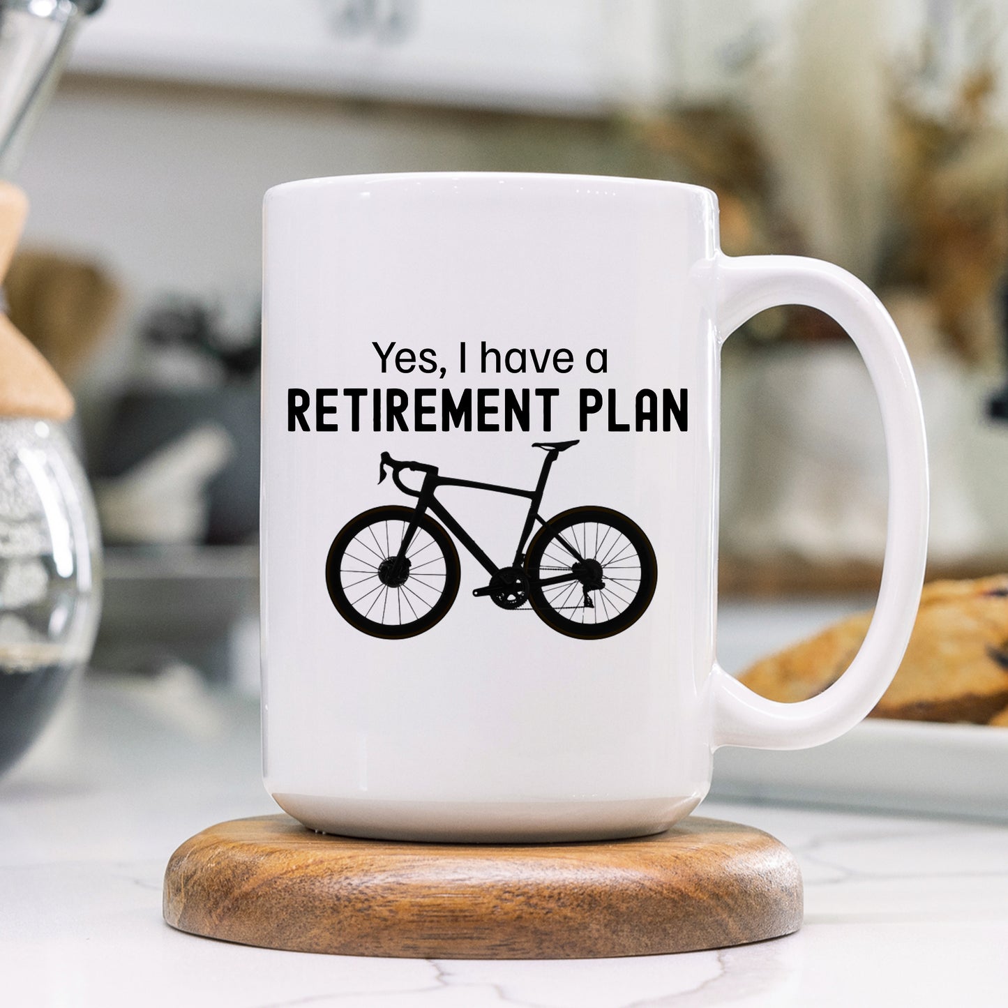 Retirement Plan Cycling Mug