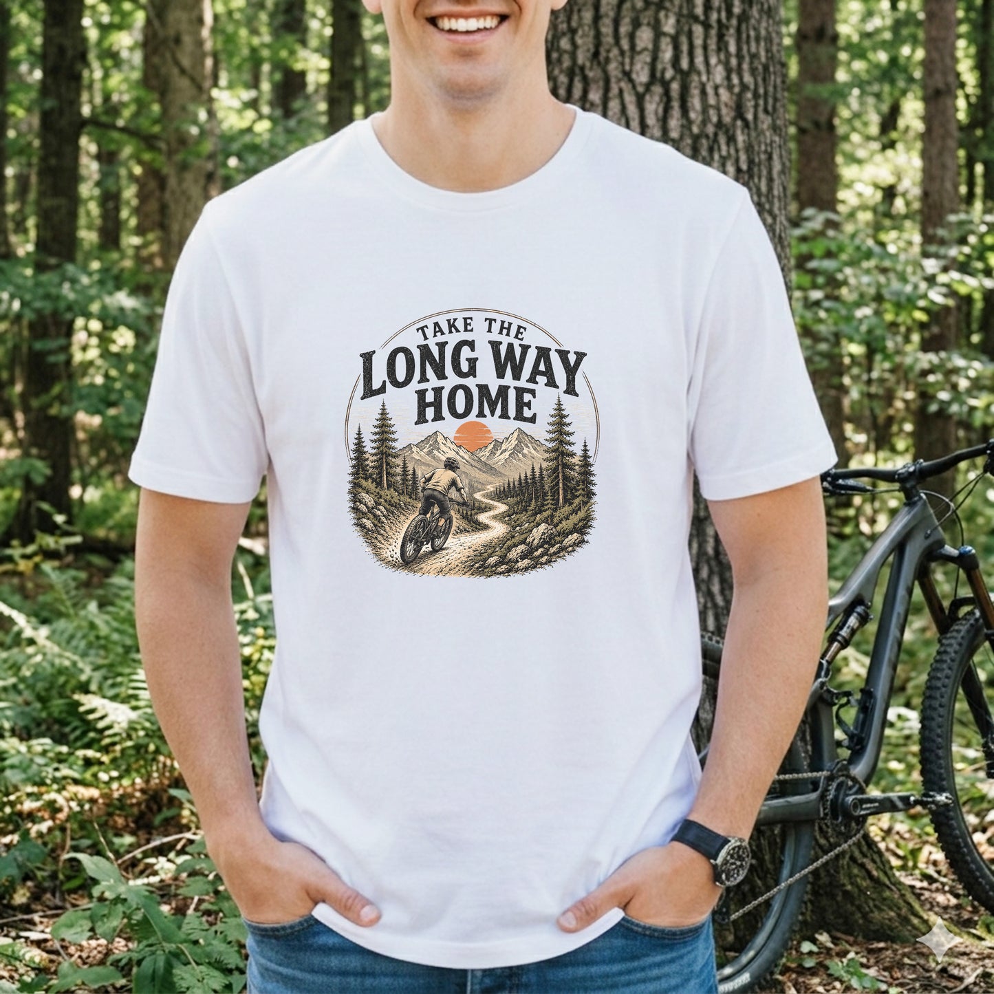 Long Way Home MTB Tee