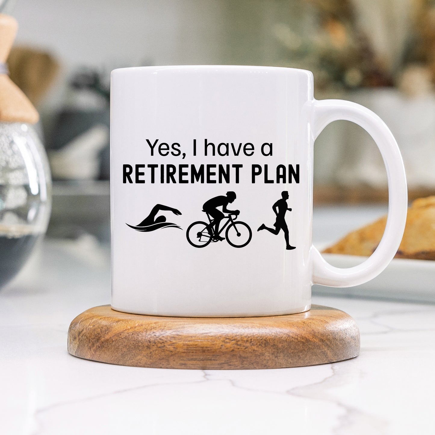 Retirement Plan Triathlon Mug