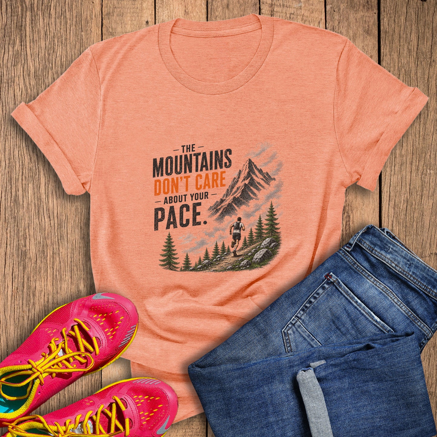 Mountains Don't Care Tee