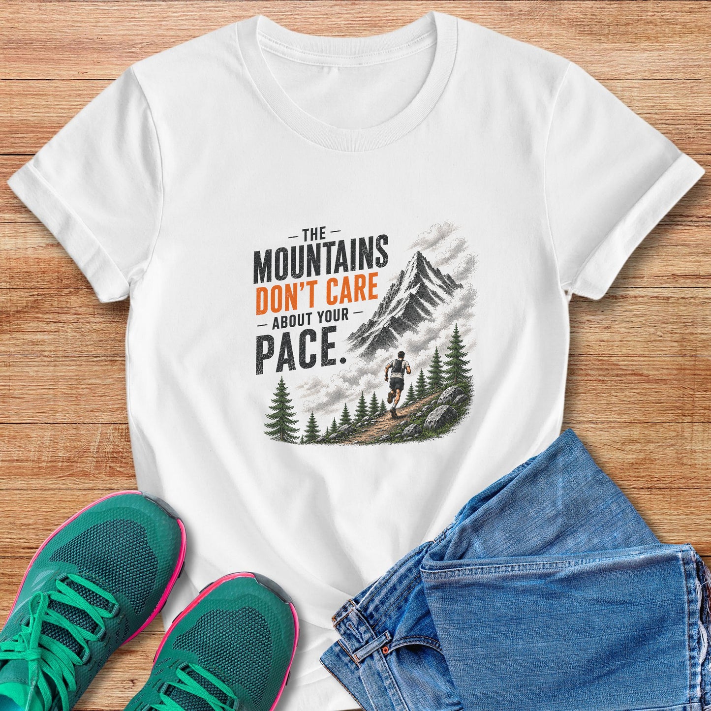 Mountains Don't Care Tee