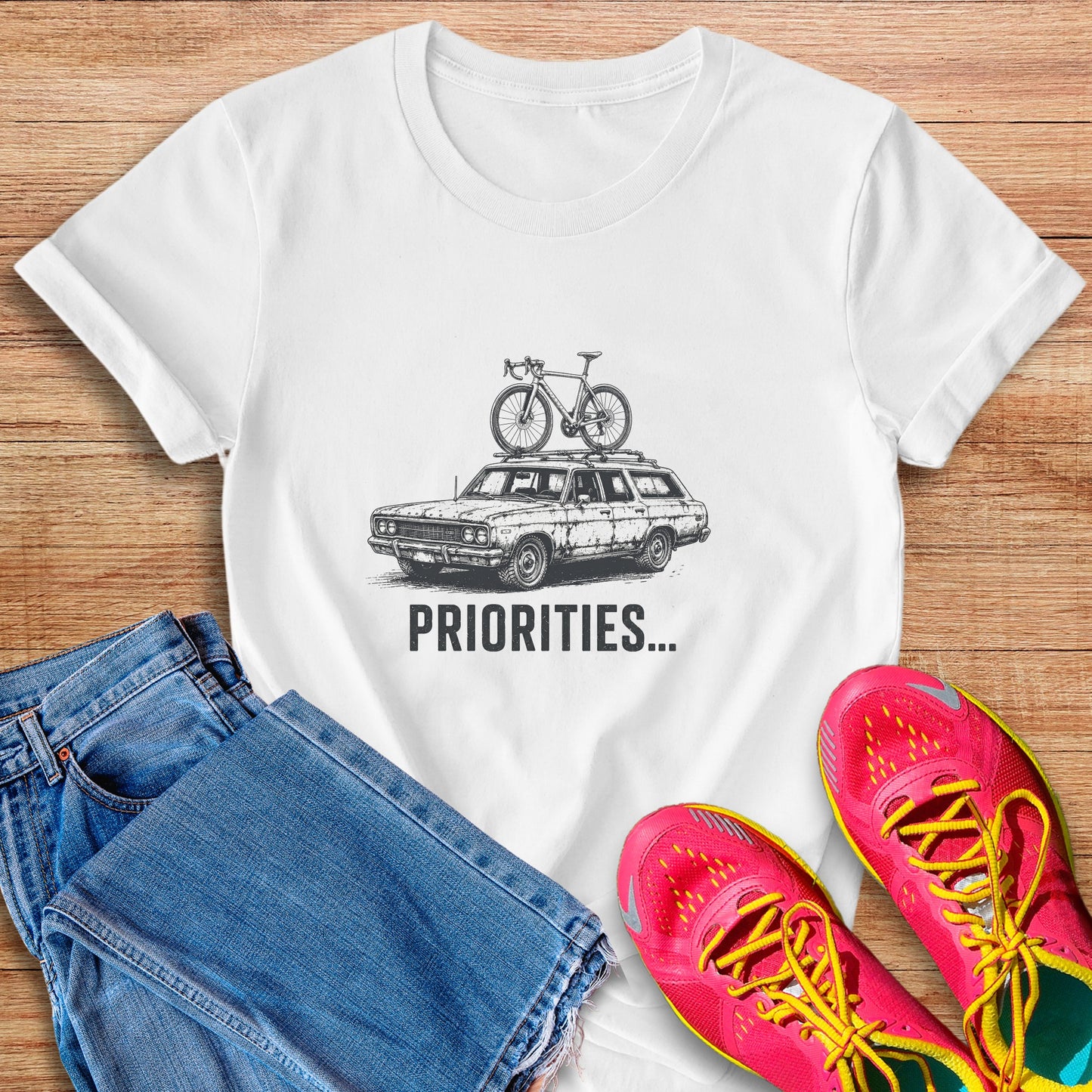 Priorities Road Tee