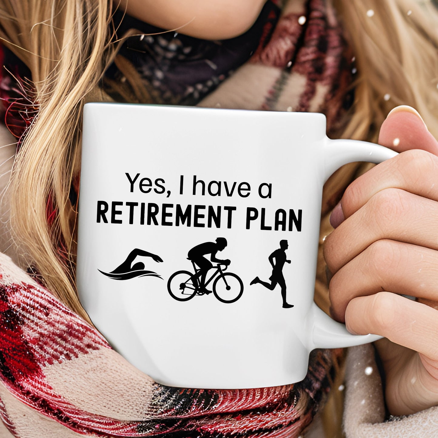 Retirement Plan Triathlon Mug