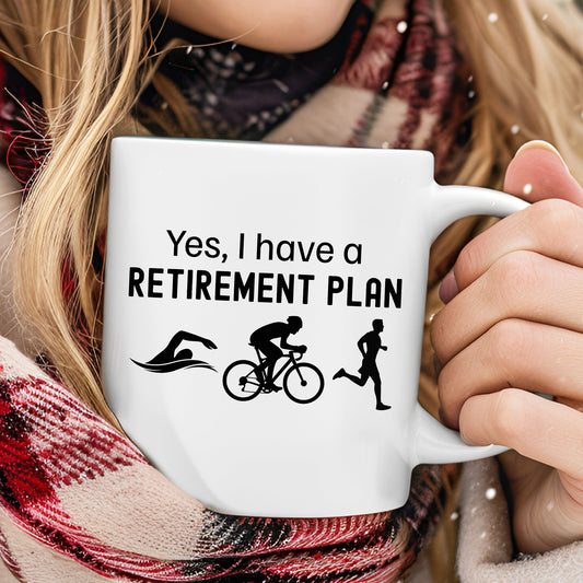 Retirement Plan Triathlon Mug