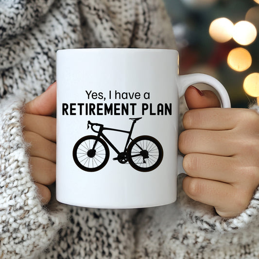 Retirement Plan Cycling Mug