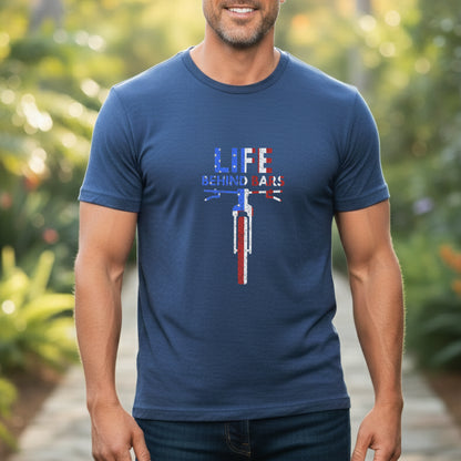Flag Behind Bars Tee