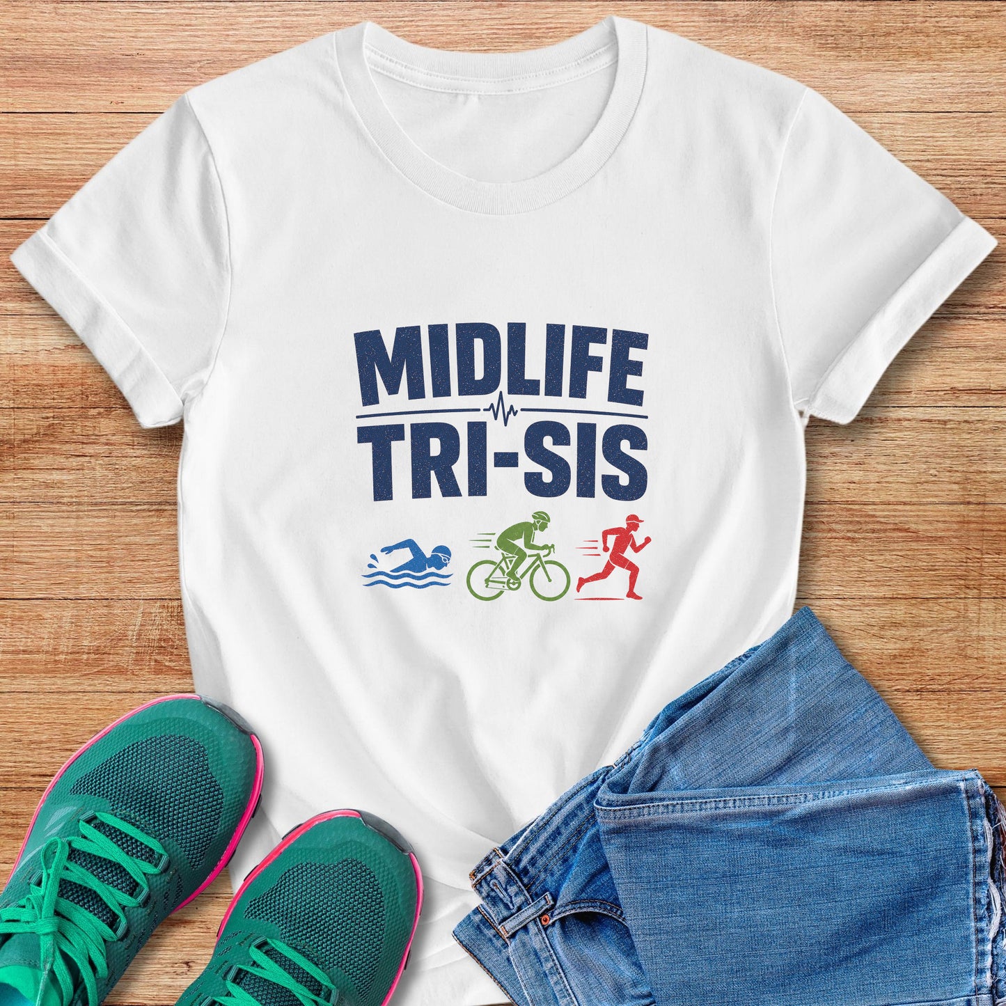 Midlife Tri-Sis Tee