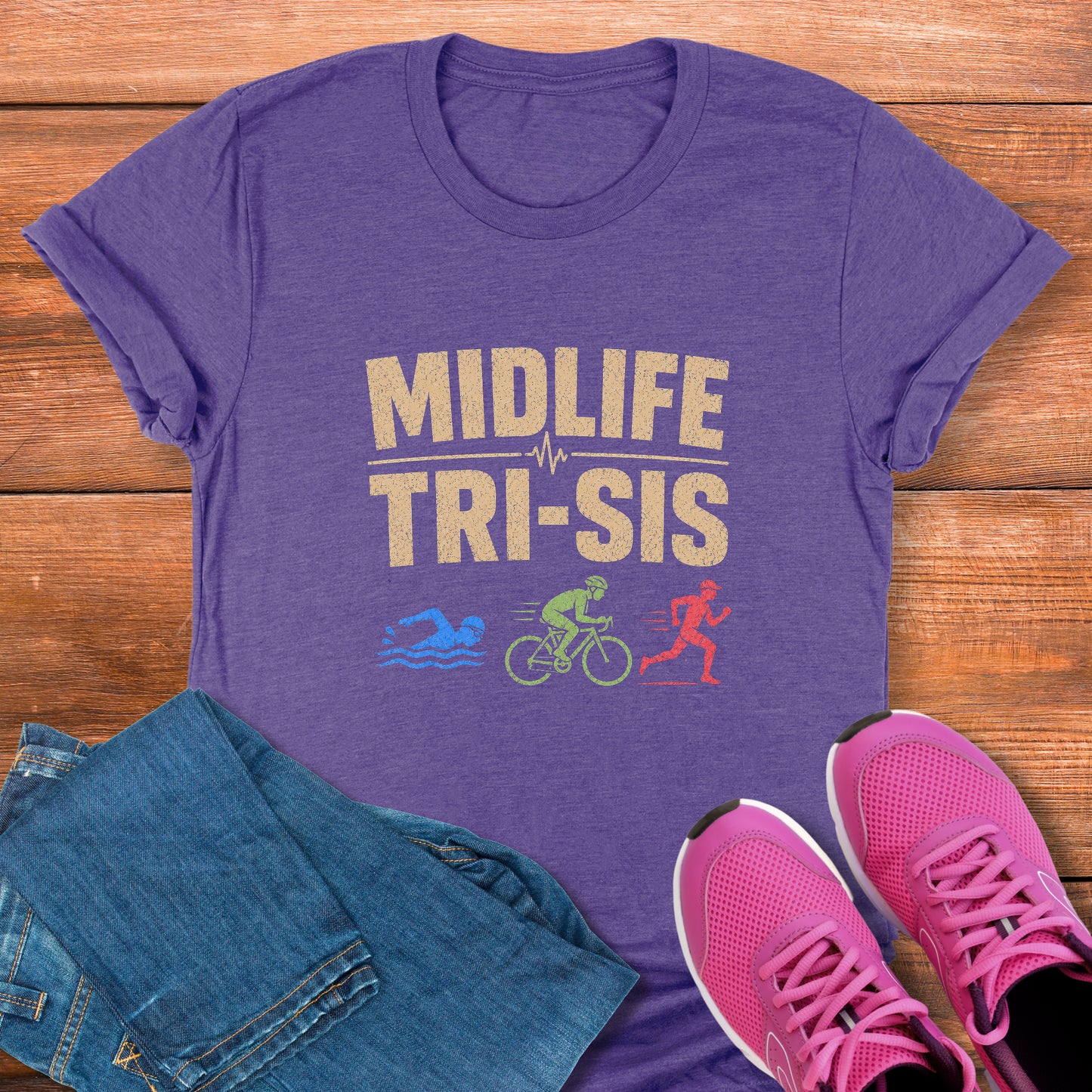 Midlife Tri-Sis Tee