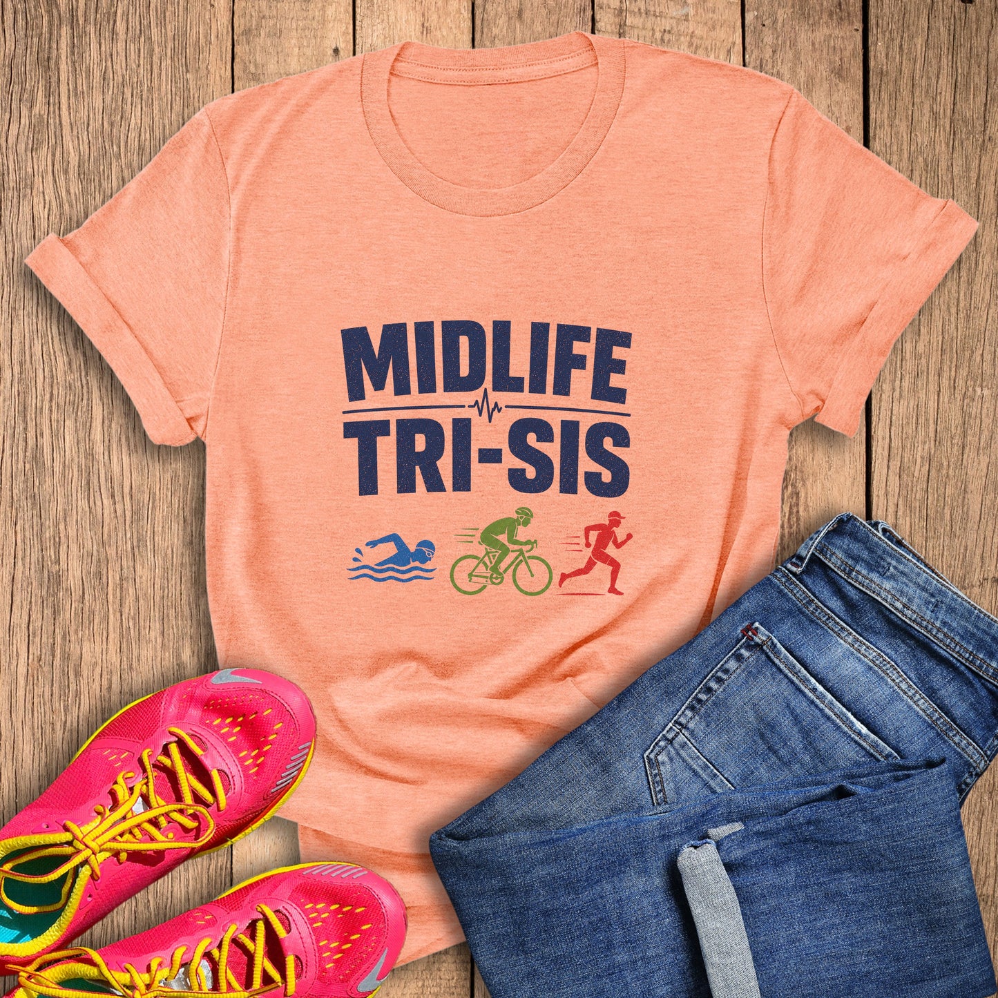 Midlife Tri-Sis Tee