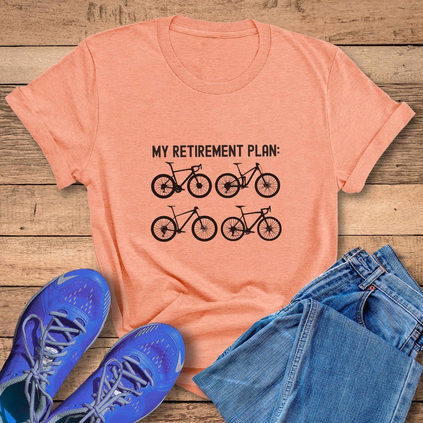 My Retirement Plan Bikes Tee