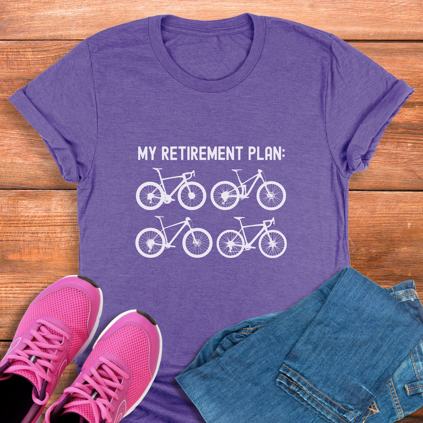 My Retirement Plan Bikes Tee