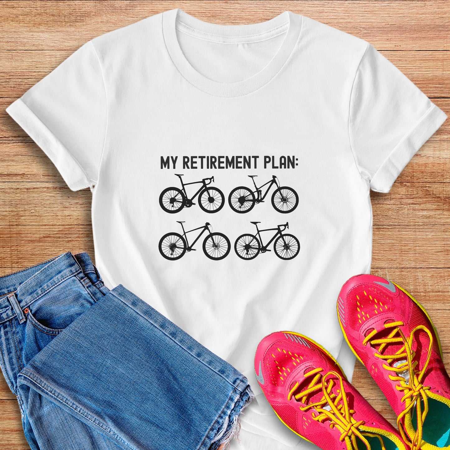 My Retirement Plan Bikes Tee