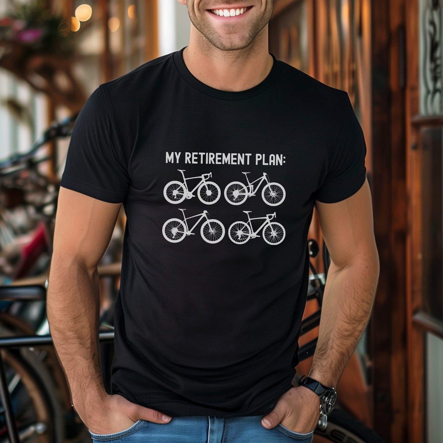 My Retirement Plan Bikes Tee