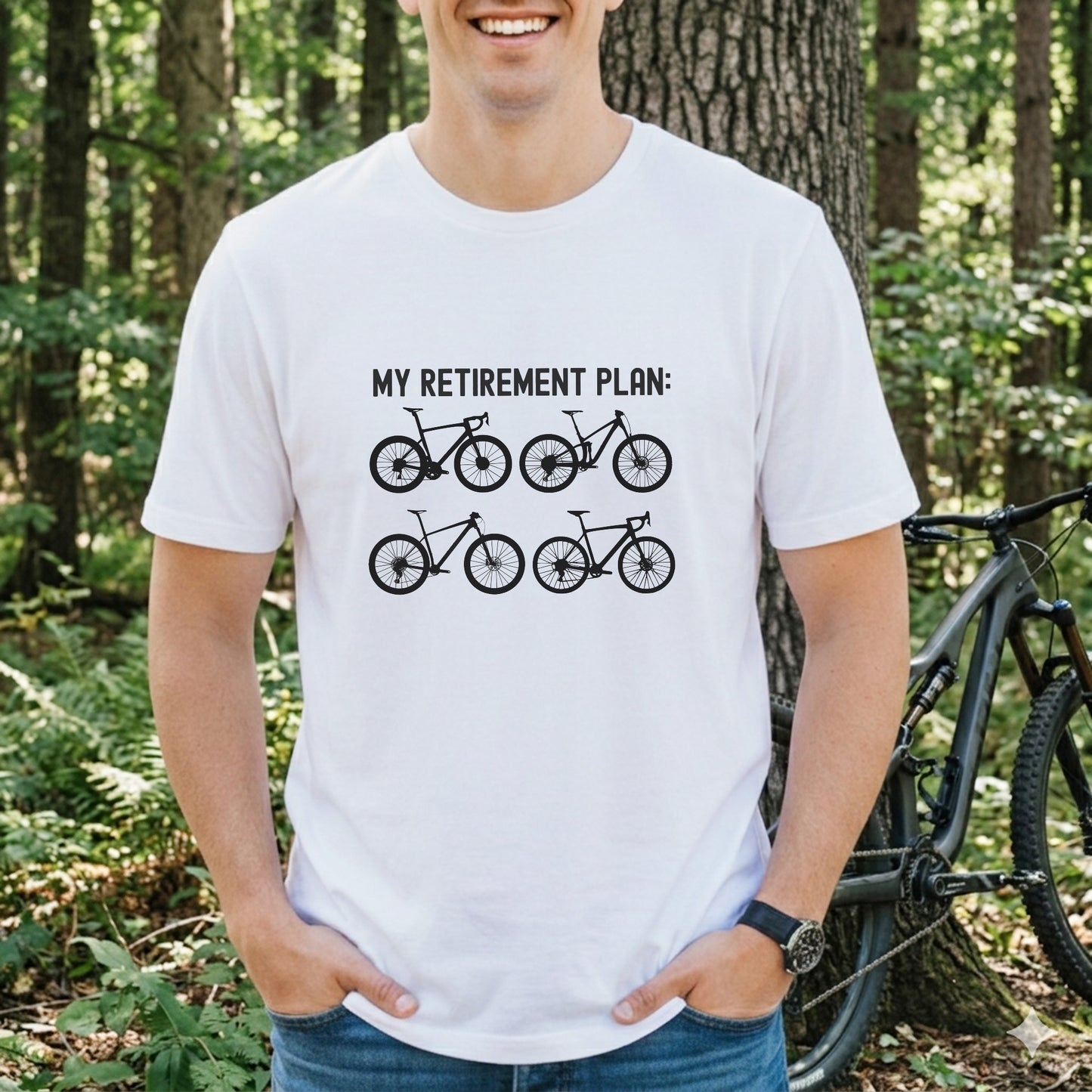 My Retirement Plan Bikes Tee