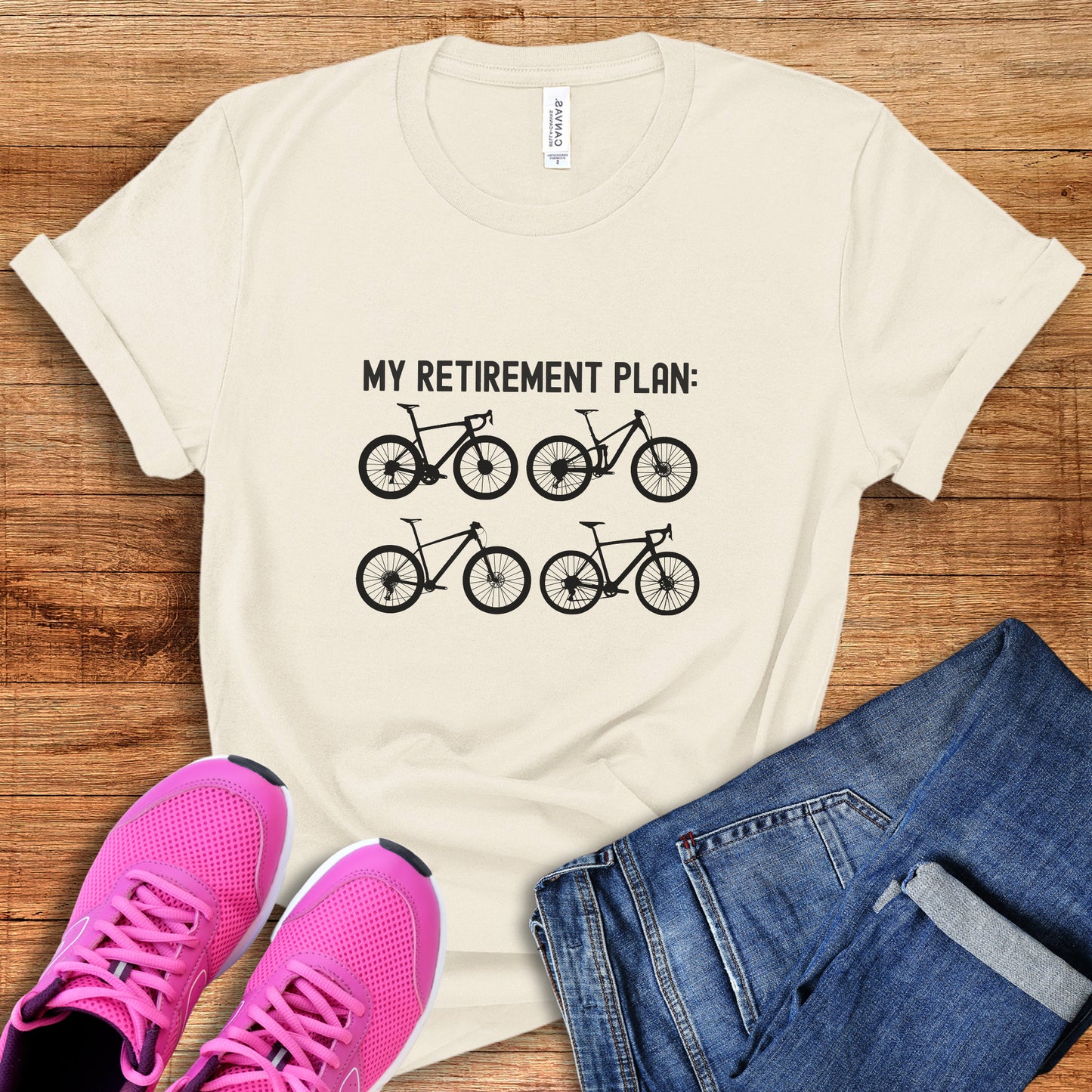 My Retirement Plan Bikes Tee