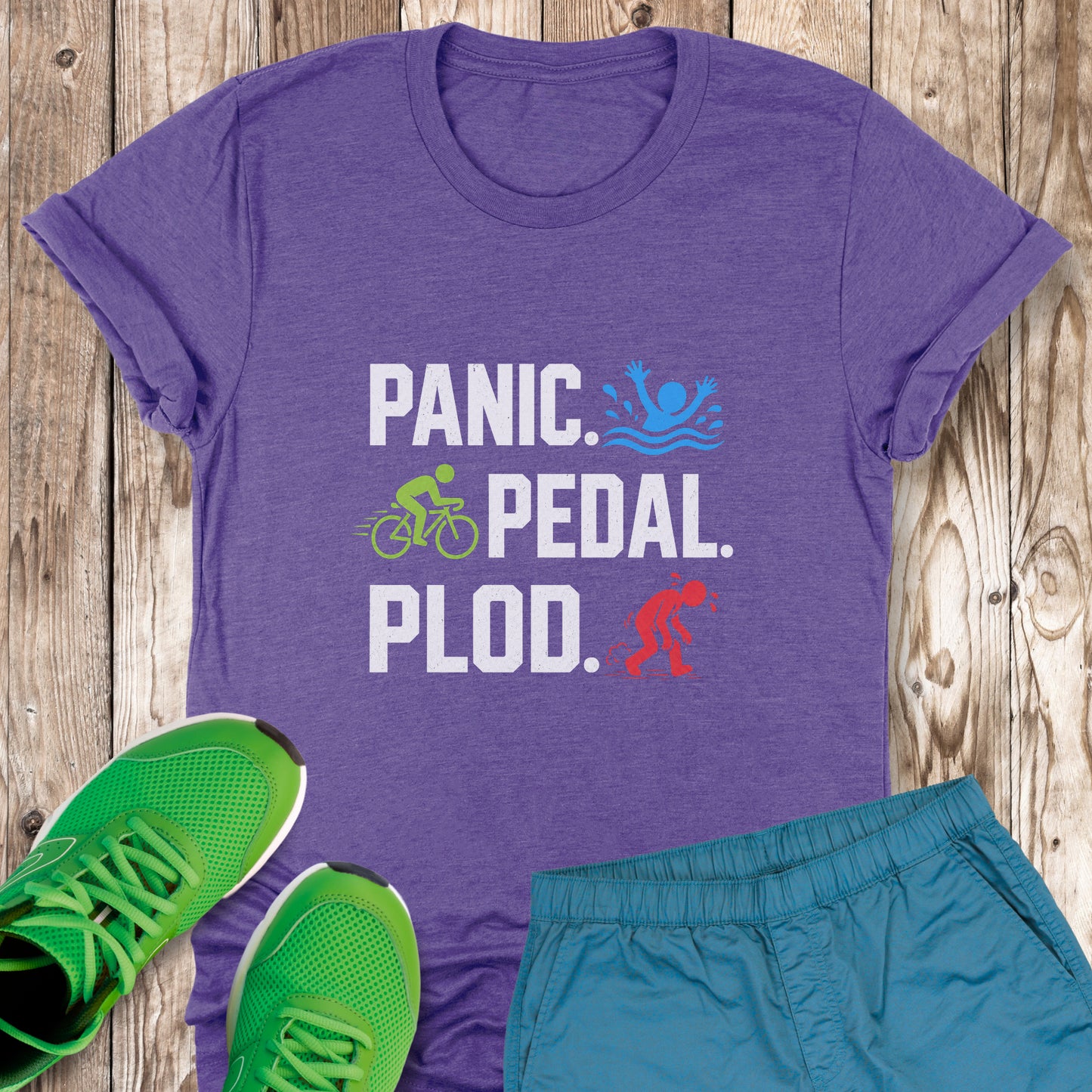 Panic Pedal Plod Tee