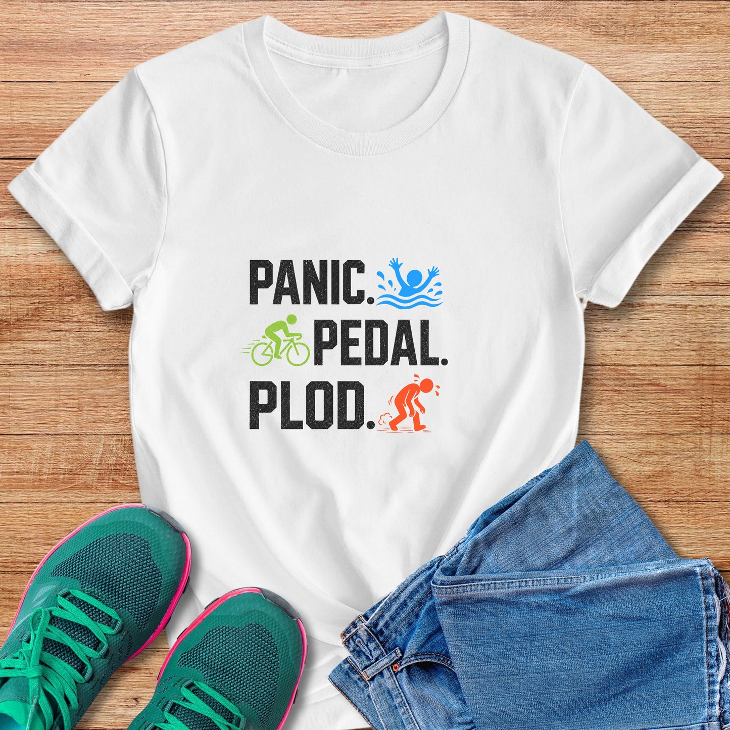 Panic Pedal Plod Tee