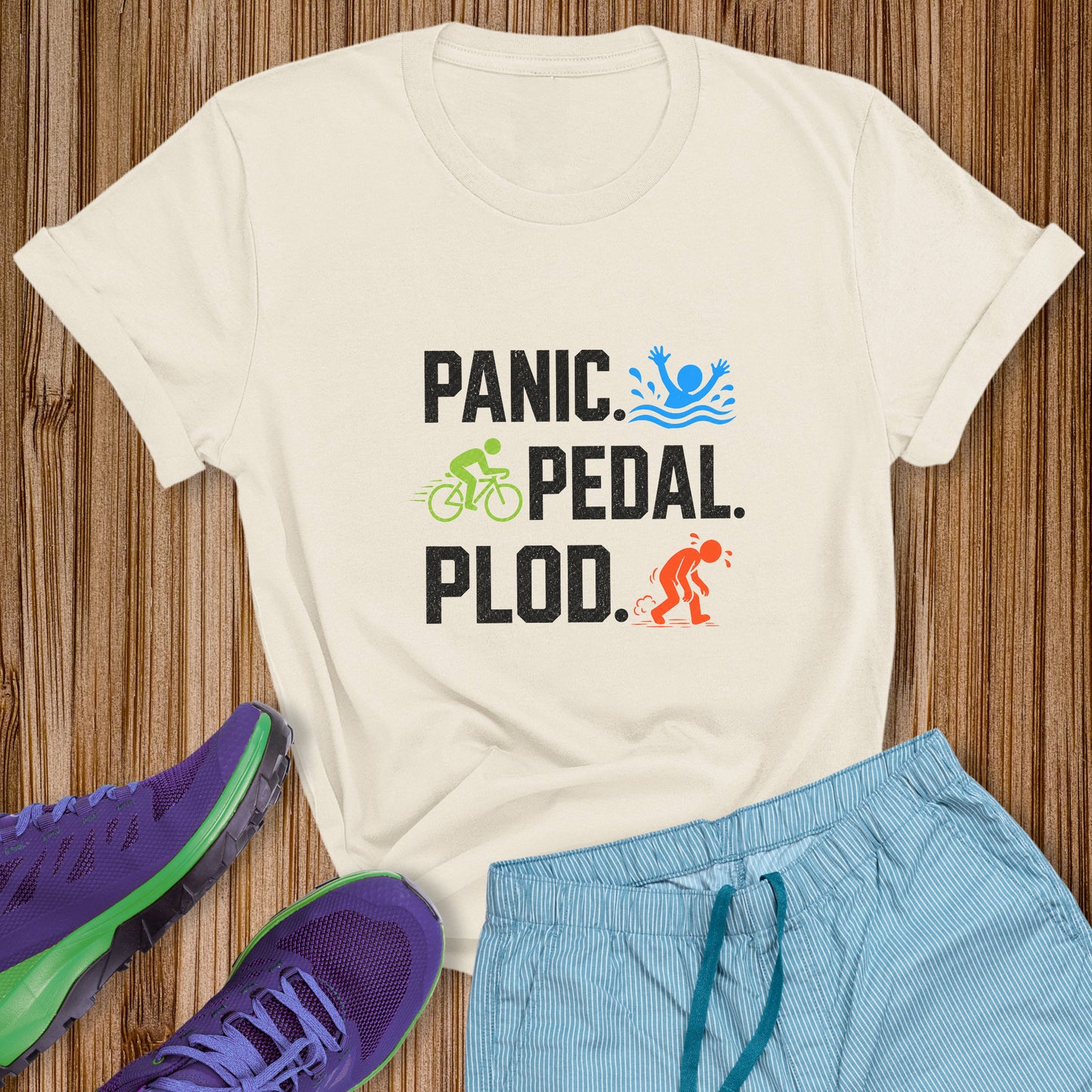 Panic Pedal Plod Tee