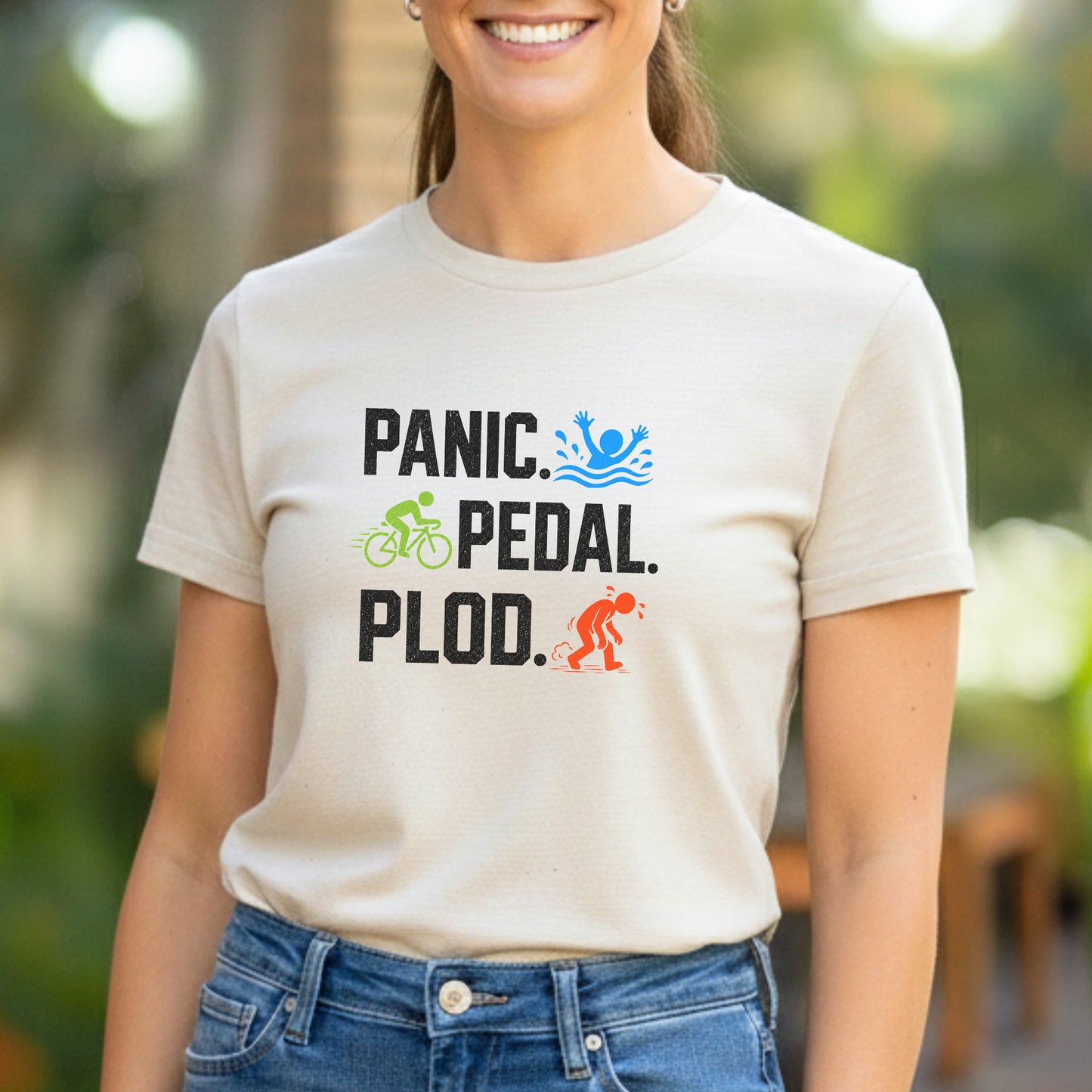 Panic Pedal Plod Tee