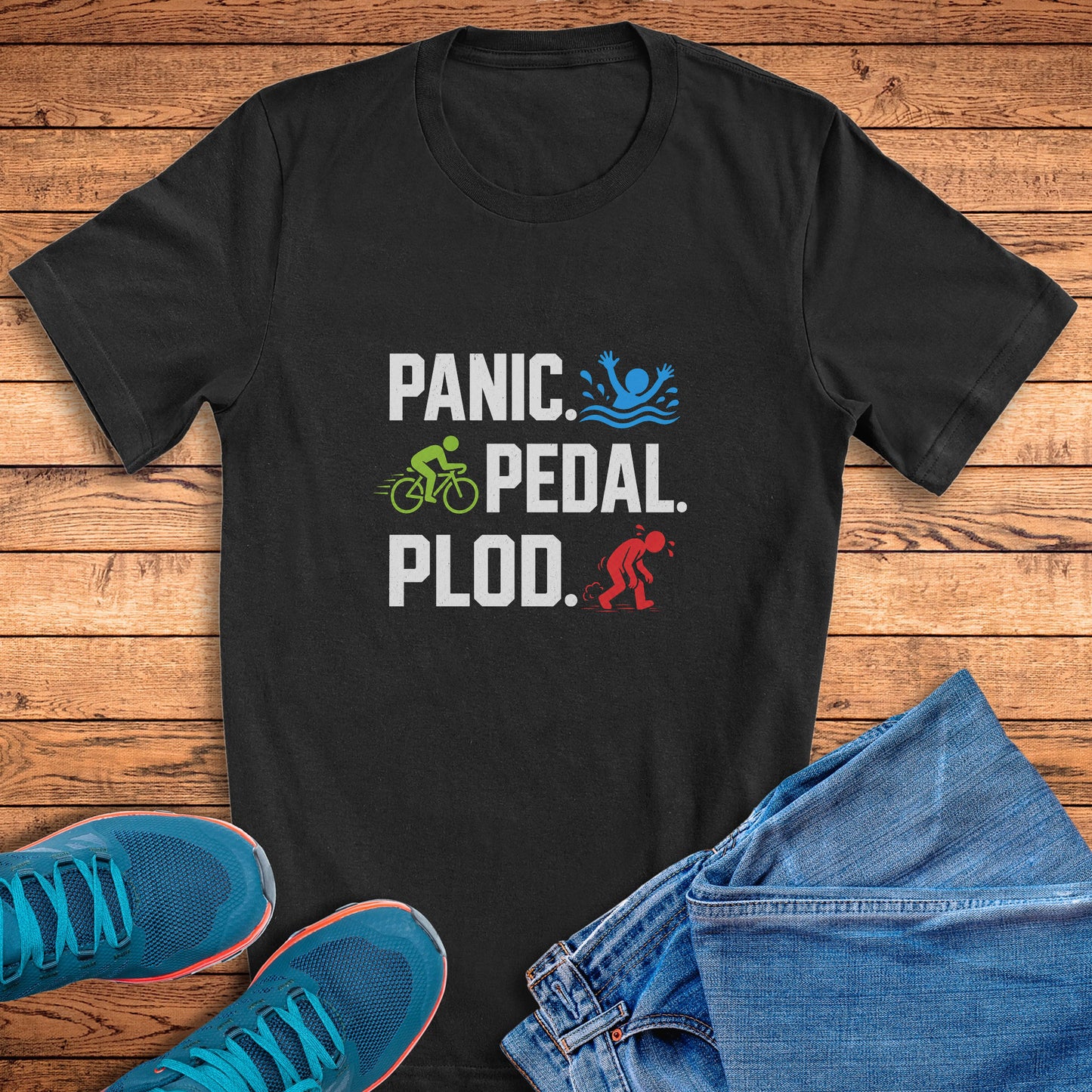 Panic Pedal Plod Tee