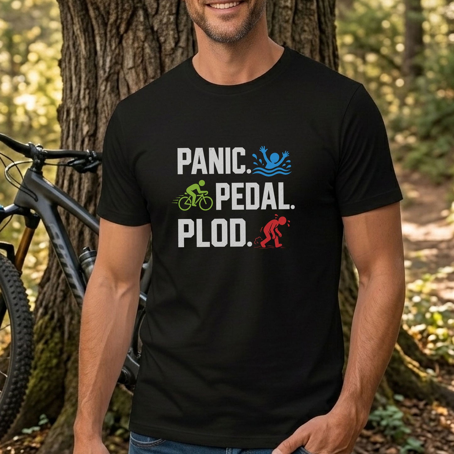 Panic Pedal Plod Tee
