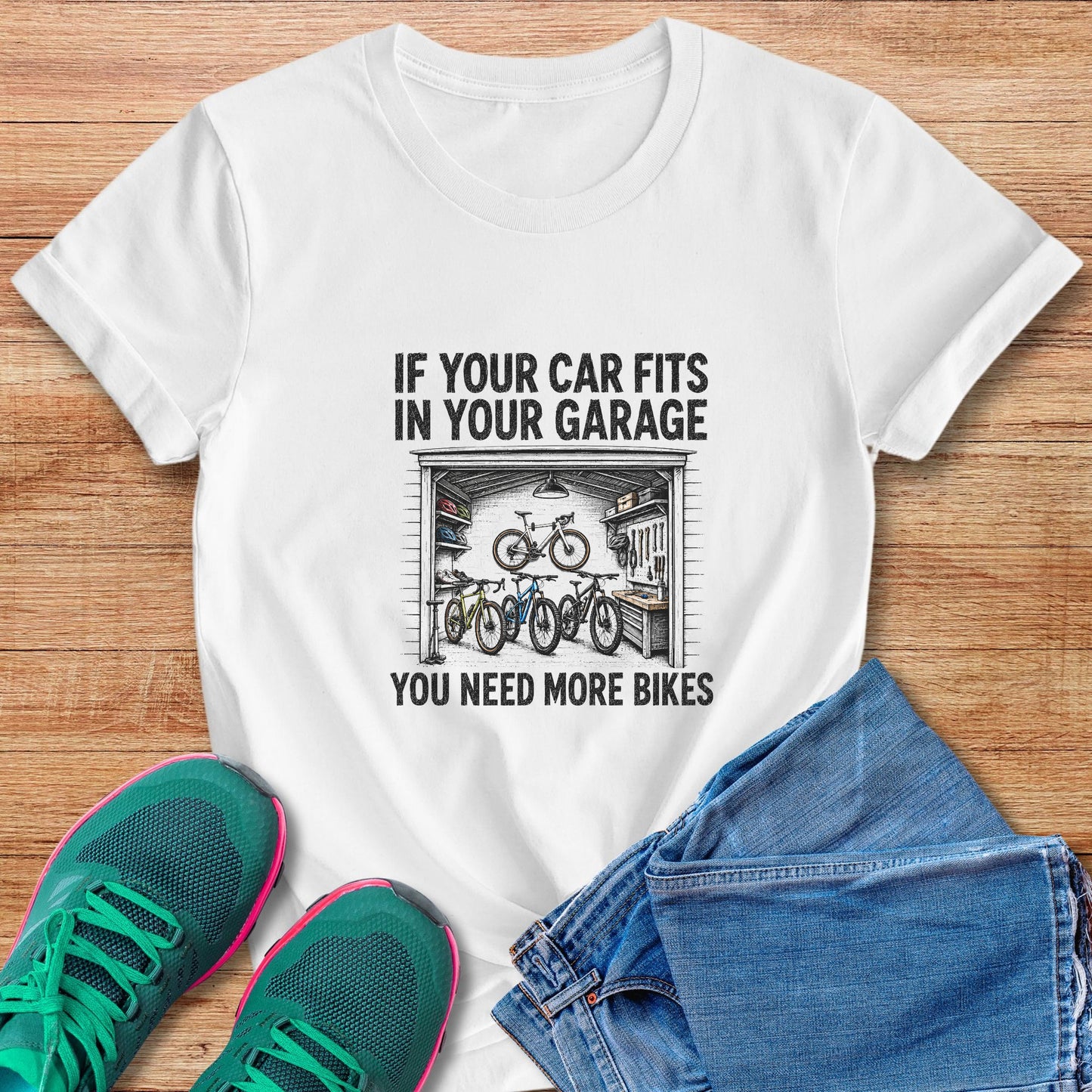 Garage - More Bikes Tee