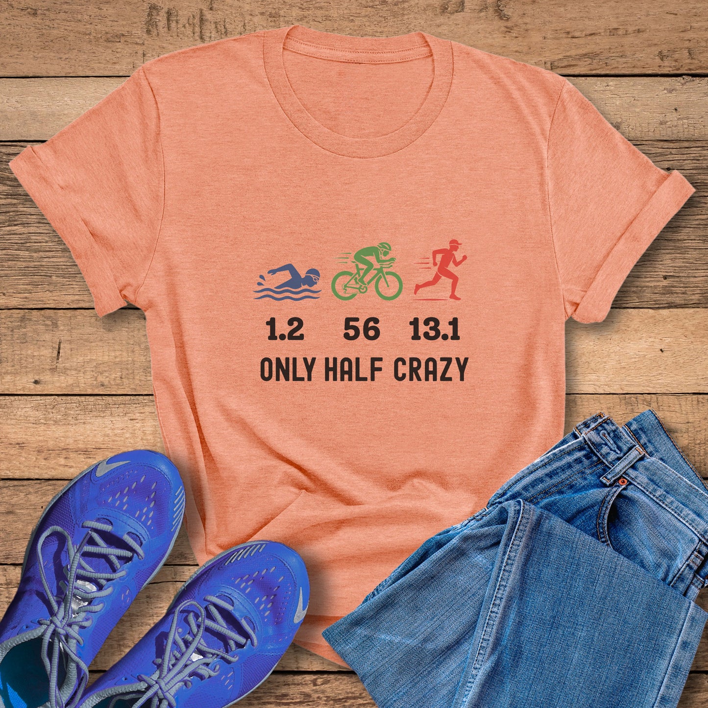 Only Half Crazy Tee