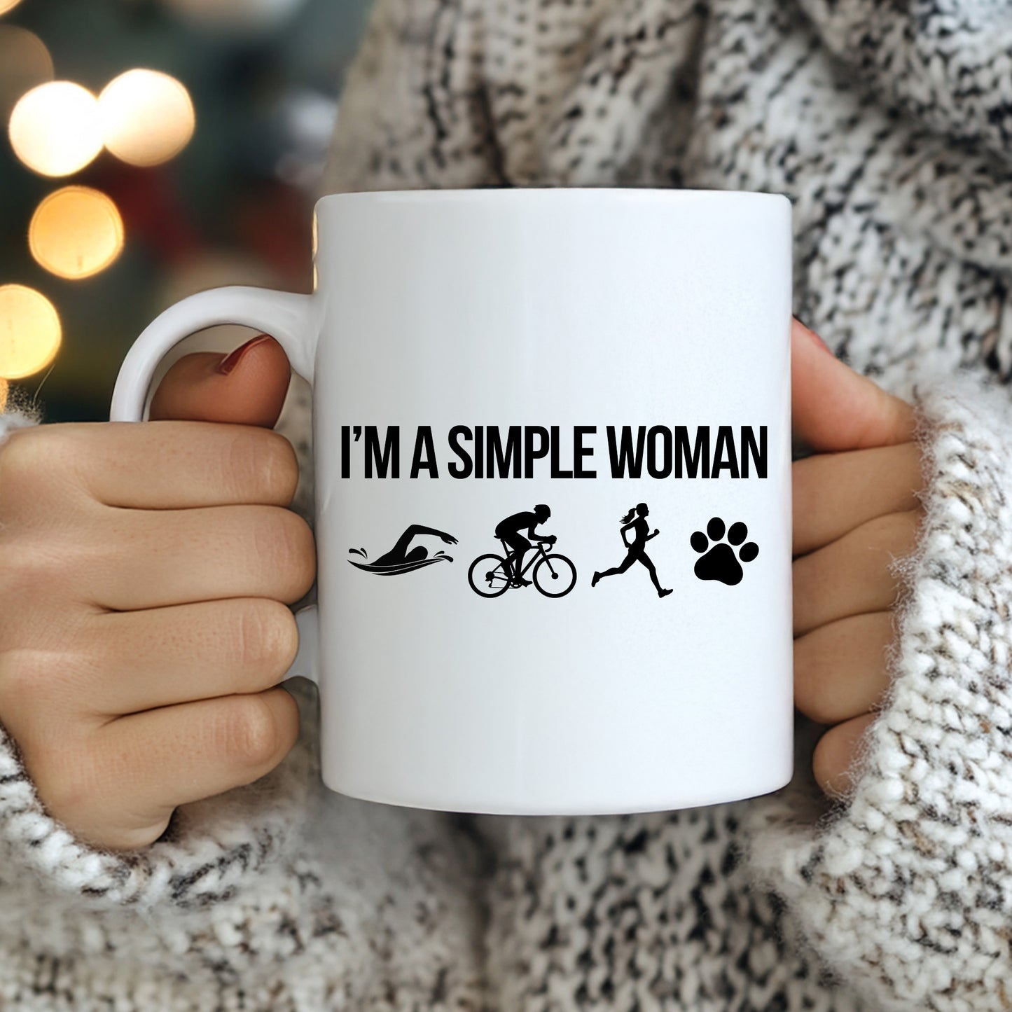 Simple Woman TRI & Paw Mug