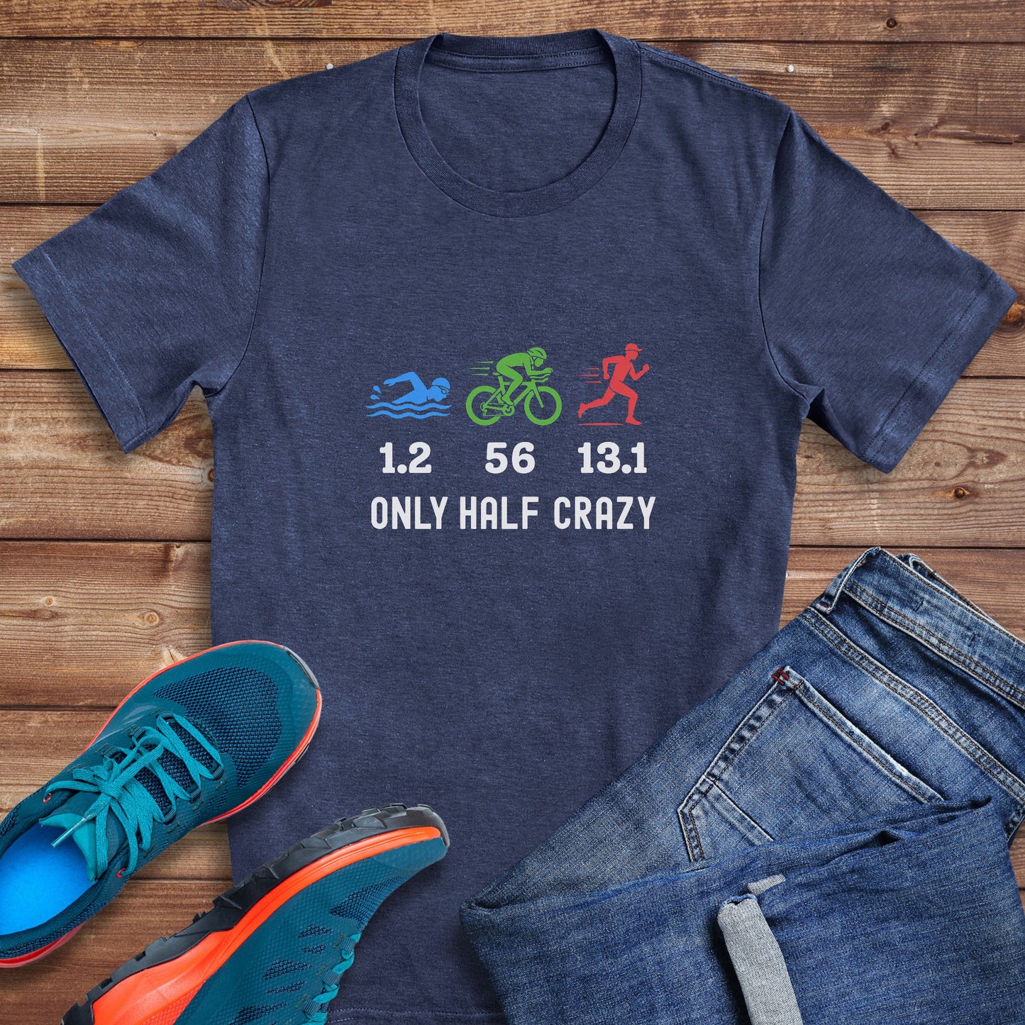 Only Half Crazy Tee
