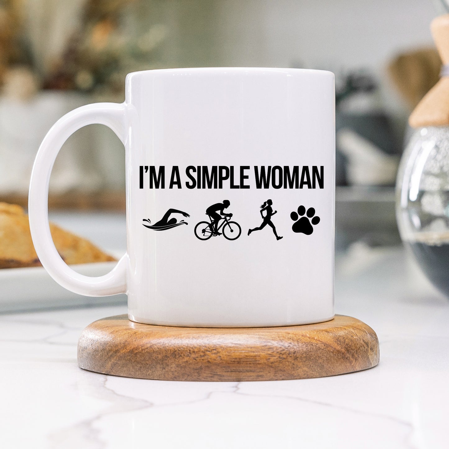 Simple Woman TRI & Paw Mug