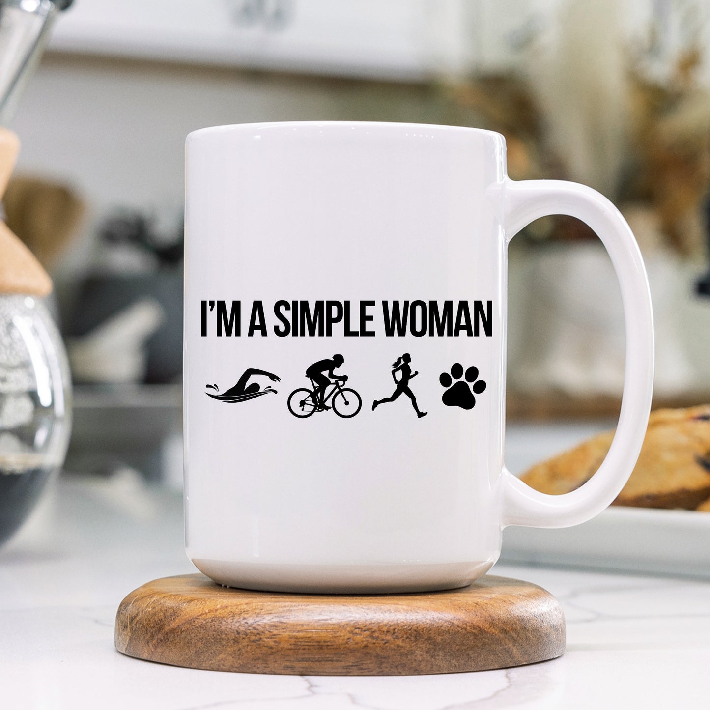 Simple Woman TRI & Paw Mug