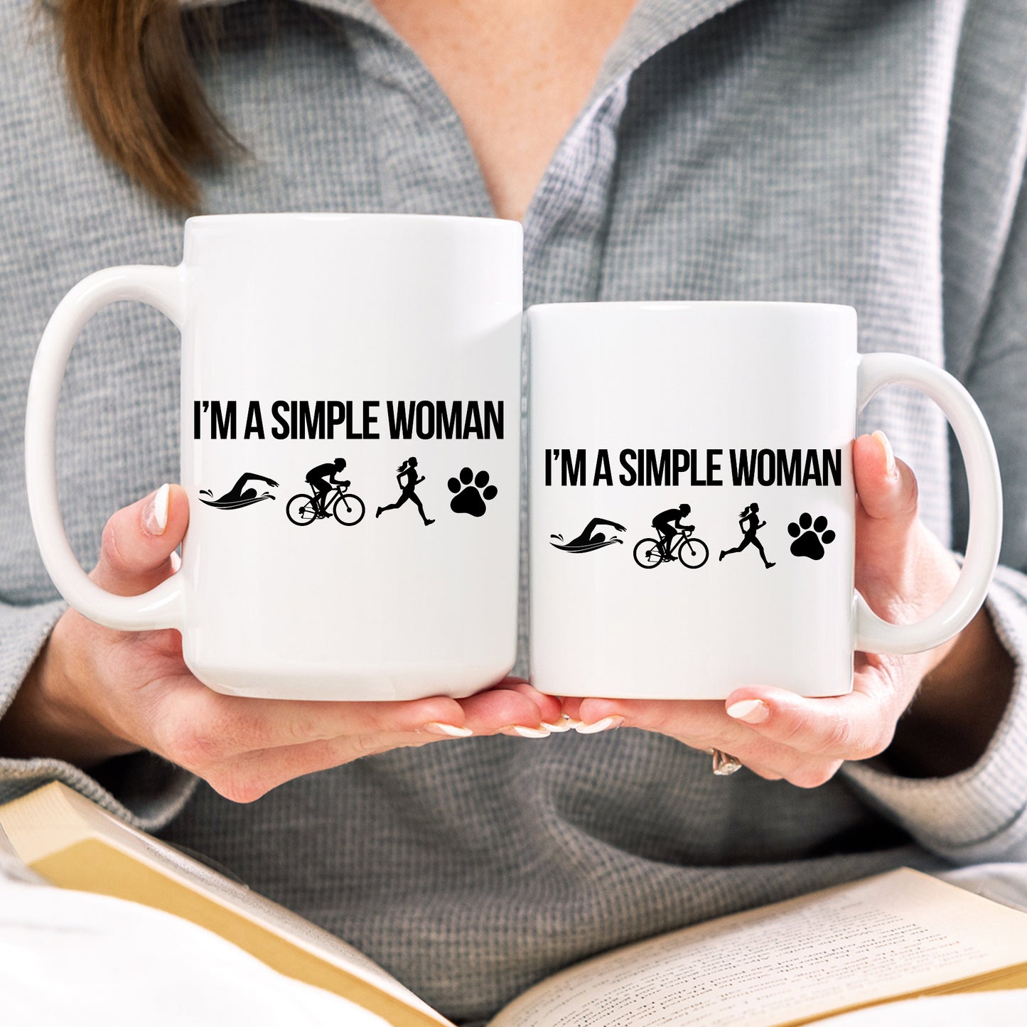 Simple Woman TRI & Paw Mug