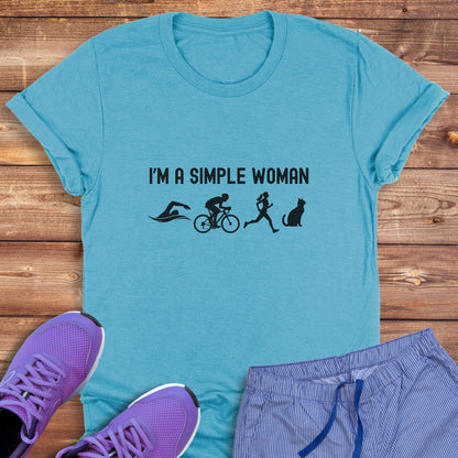Simple Woman w/Cat Tee