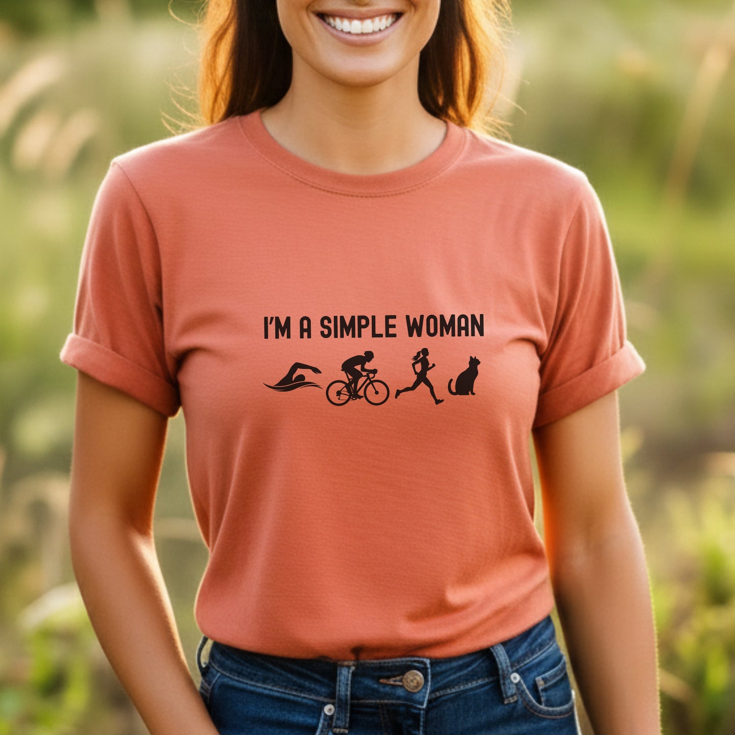 Simple Woman w/Cat Tee