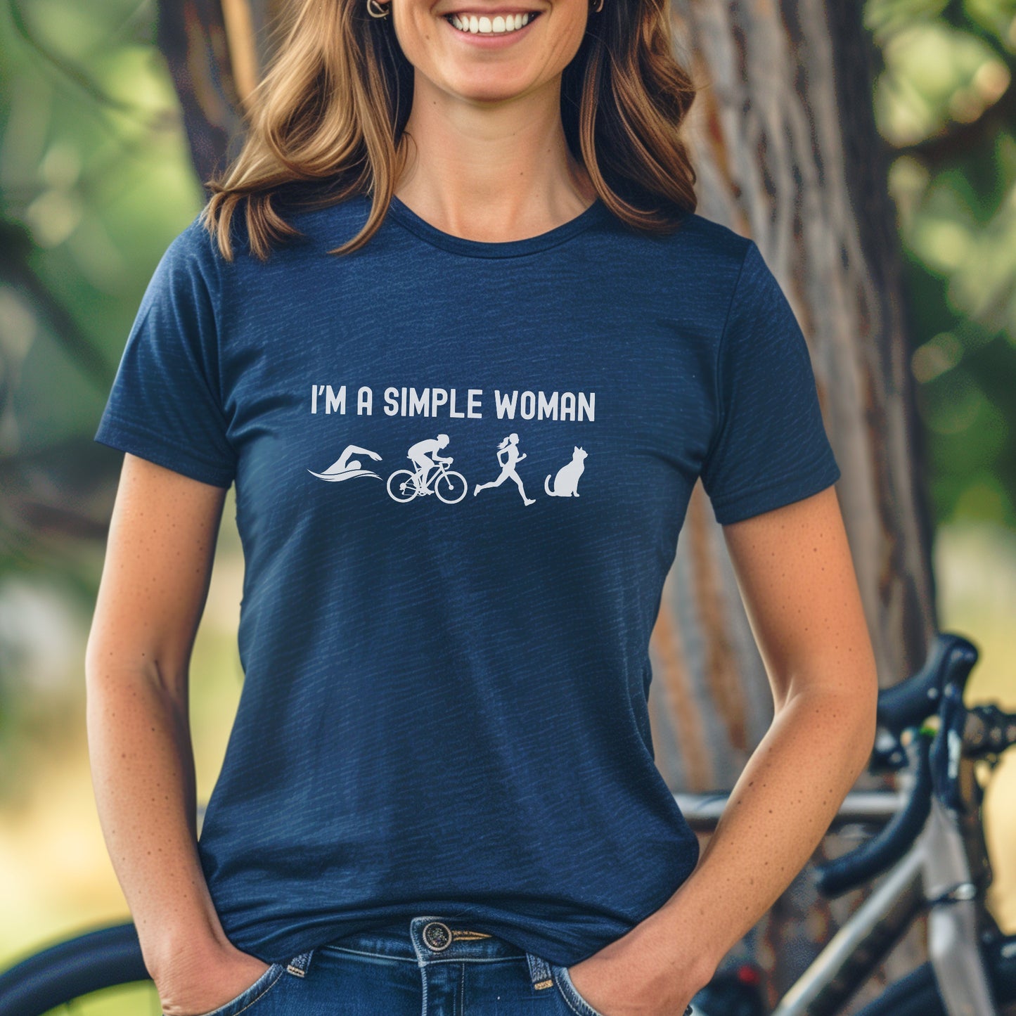 Simple Woman w/Cat Tee