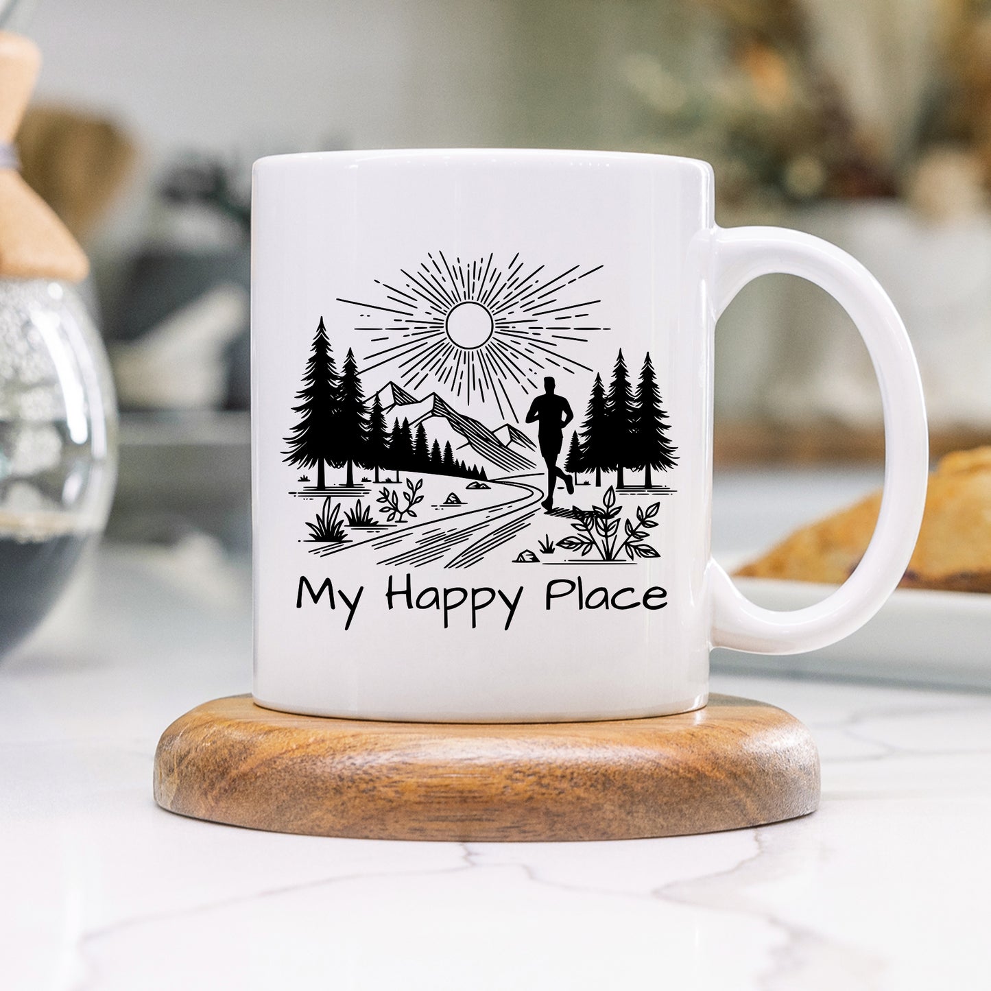 Happy Place Running Mug