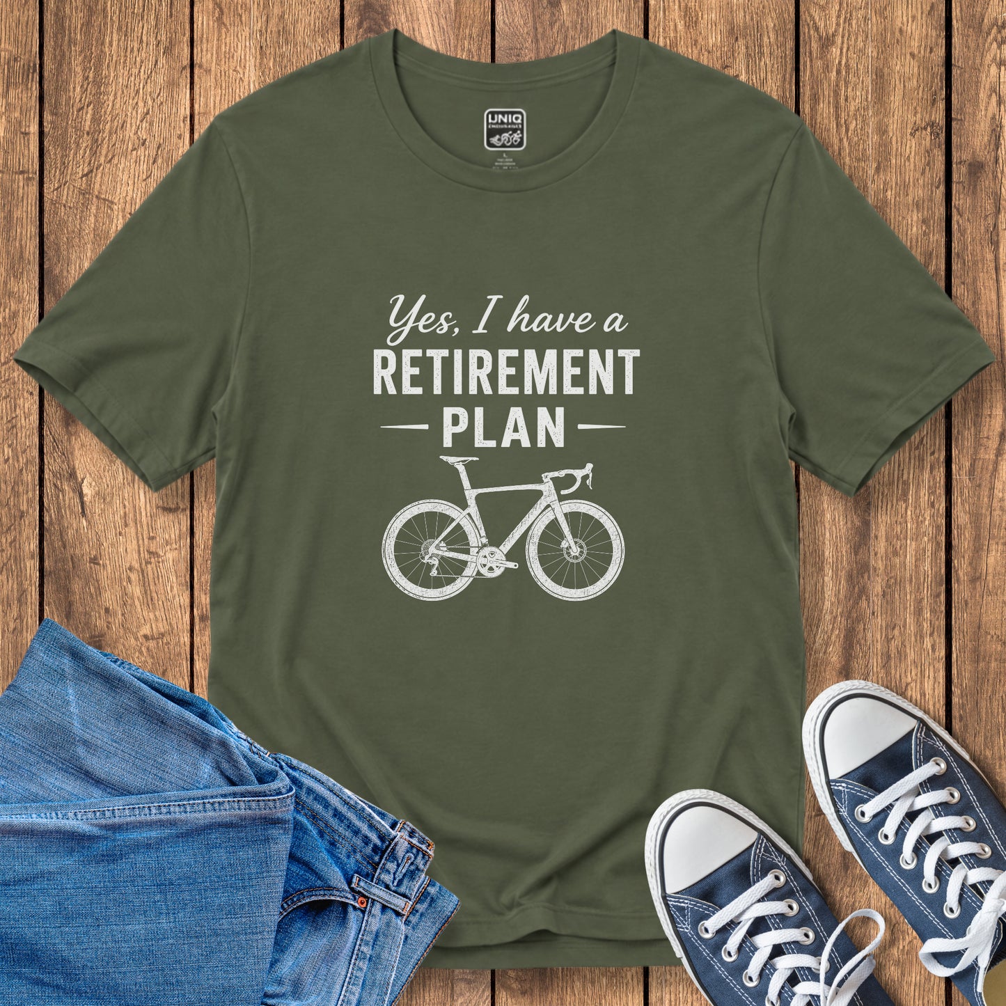 Retirement Plan w/Texture Tee