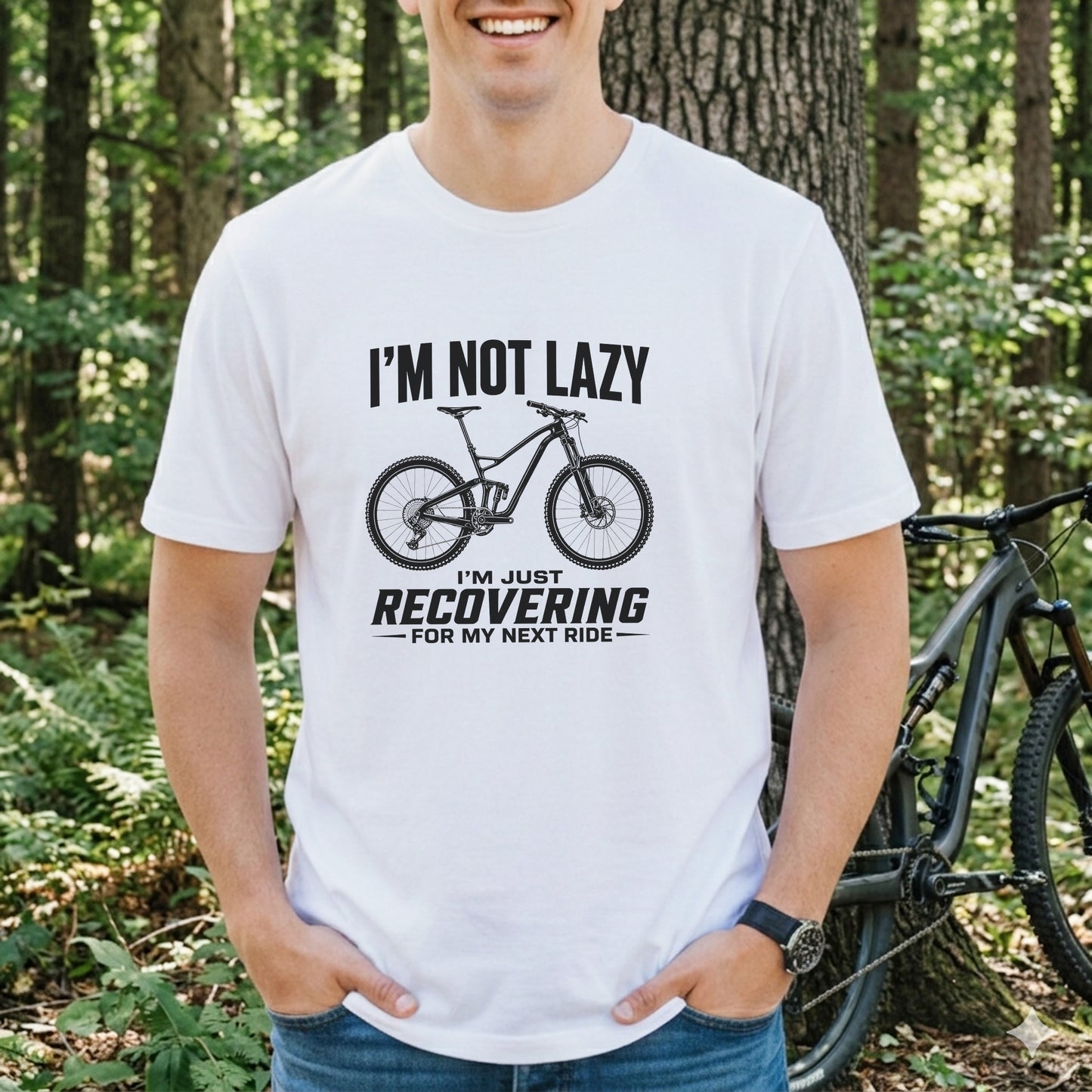 Not Lazy MTB Tee