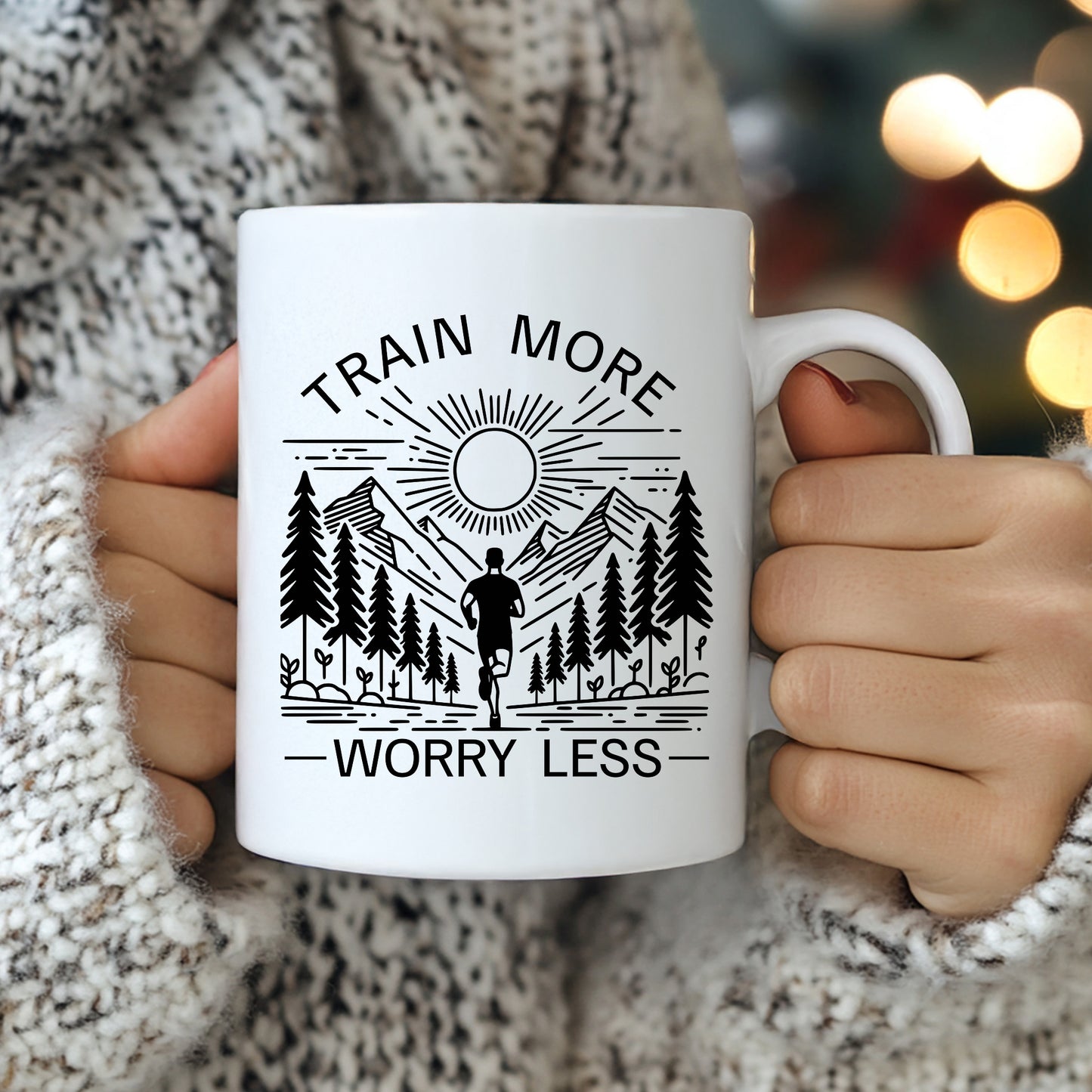 Worry Less Running Mug