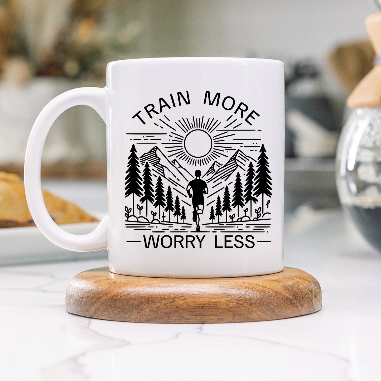 Worry Less Running Mug