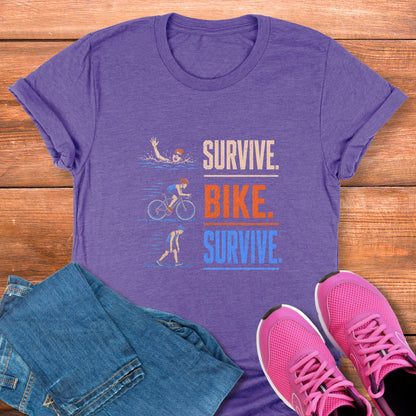 Survive Bike Survive Texture Tee