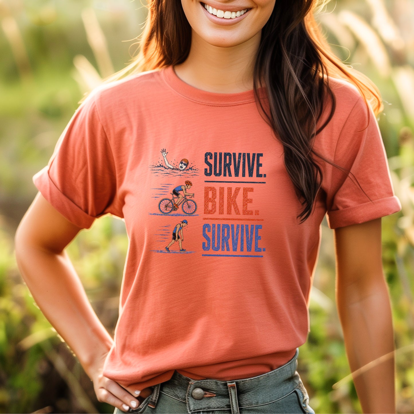 Survive Bike Survive Texture Tee