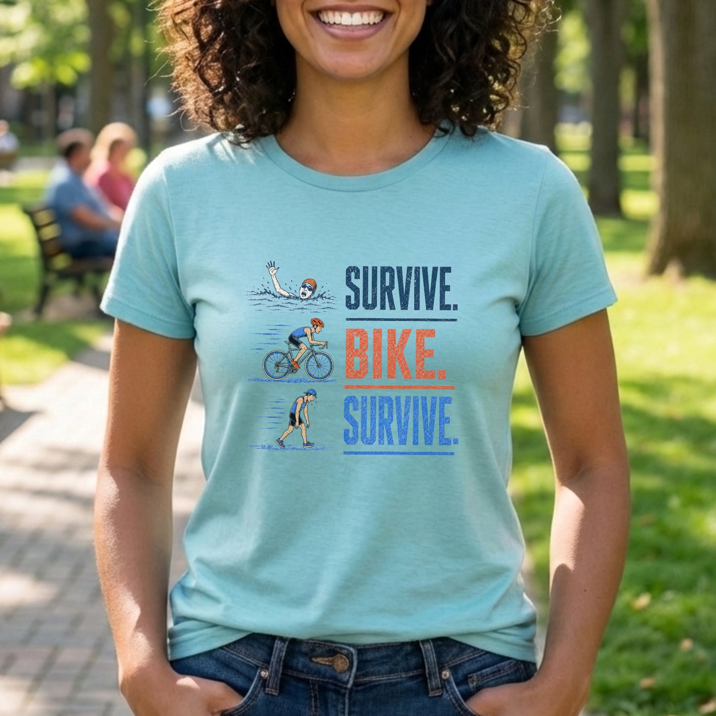 Survive Bike Survive Texture Tee