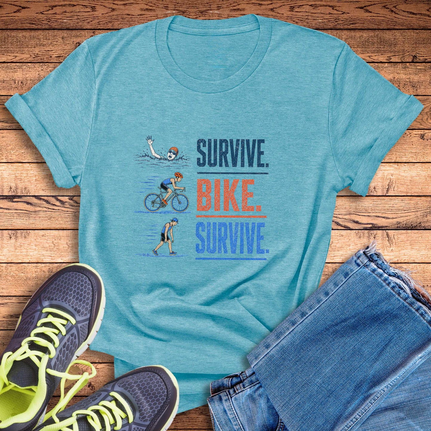 Survive Bike Survive Texture Tee