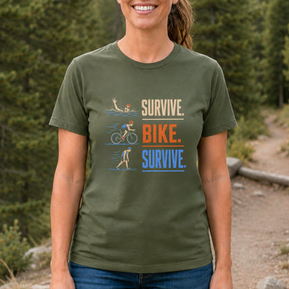 Survive Bike Survive Texture Tee
