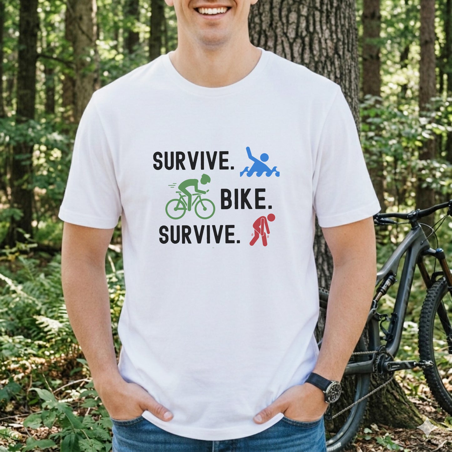 Survive Bike Survive Tee