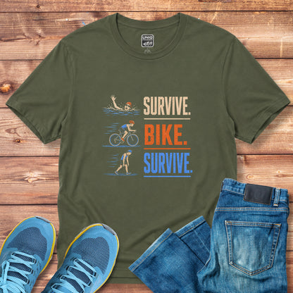 Survive Bike Survive Texture Tee