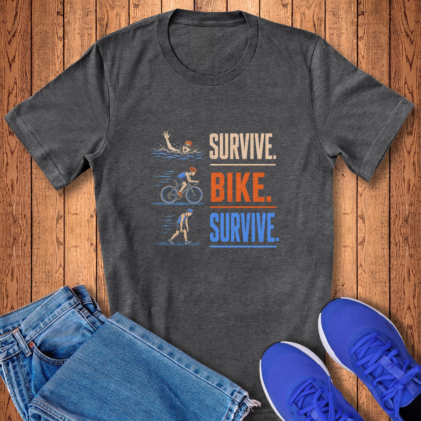 Survive Bike Survive Texture Tee
