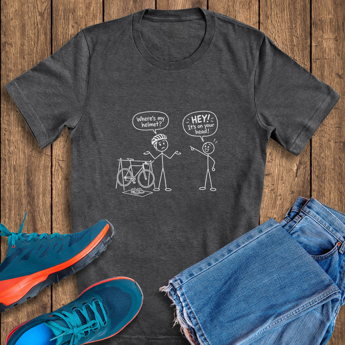 Where's My Helmet? Tee
