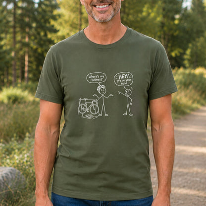 Where's My Helmet? Tee